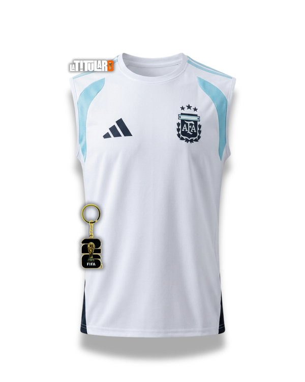 Argentina Mundial White Entrenamiento Camiseta 2026