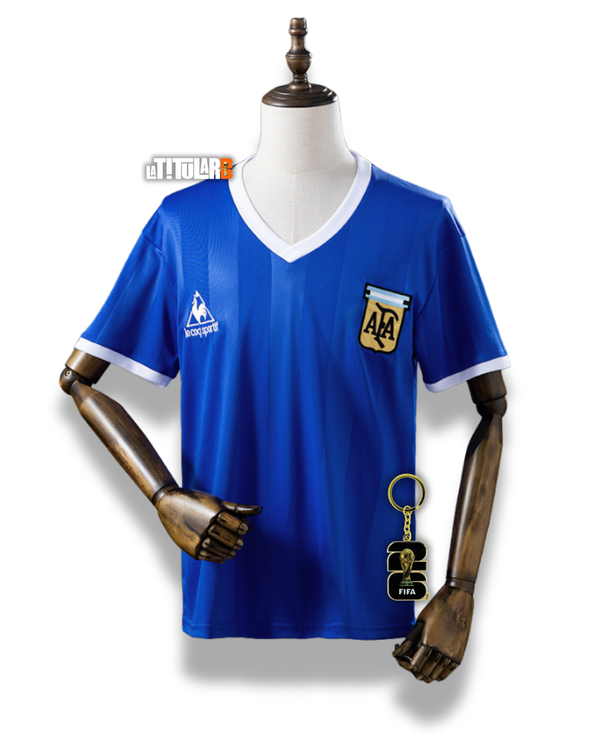 Argentina Camiseta Visitante 1986 - Retro