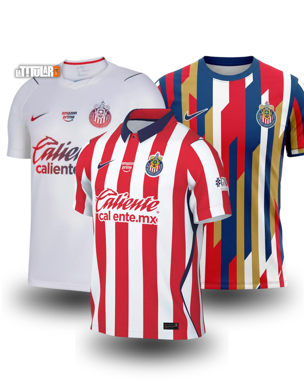 COMBO Chivas Guadalajara 2026/27 (Home, Away e Third)