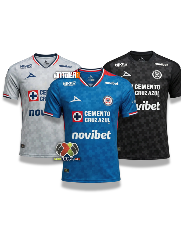 COMBO Cruz Azul 2026 (Home, Away e Third)