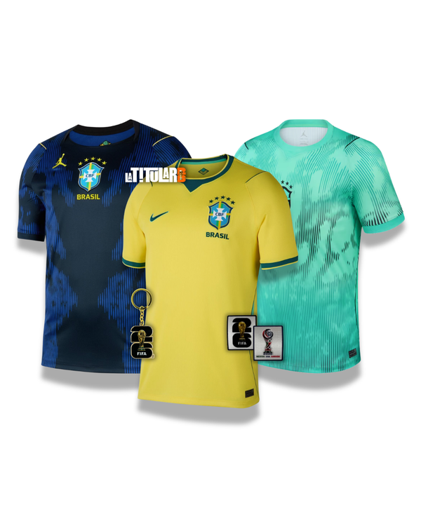 COMBO Brasil Camisetas 2026 (Home e Away)