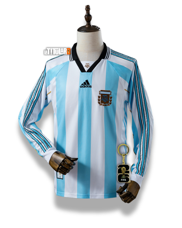 Argentina Camiseta Local 1998 - Retro