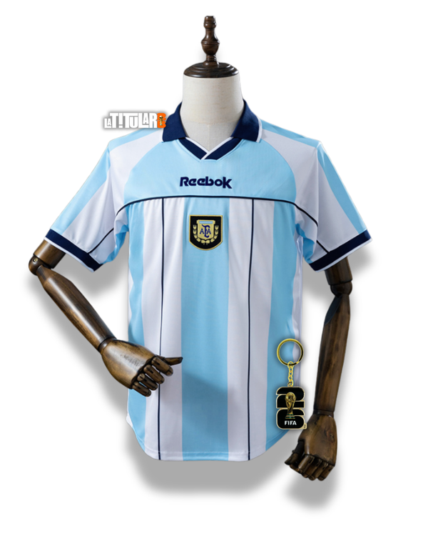 Argentina Camiseta Visitante 2001 - Retro