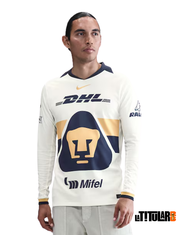 Pumas UNAM Local Manga Larga 2025/2026