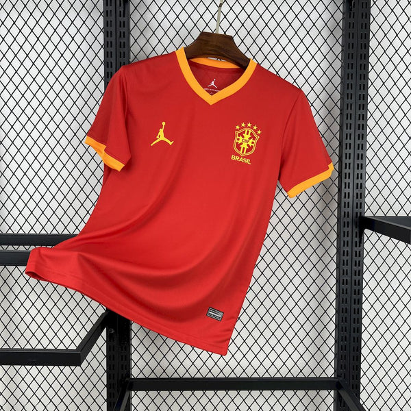 Brasil Camiseta 2025/26 - Red Jordan Edición Especial
