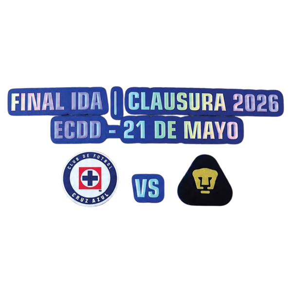 Patches Final Cruz Azul x Pumas 2026 (Ida)