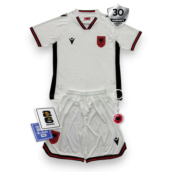 Albânia Camiseta Visitante 2025/26 - Niños