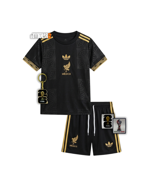 México Gold Camiseta 2025/26 - Niños