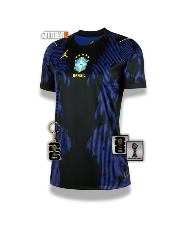 Brasil Mundial Camiseta Visitante 2026 - Mujer