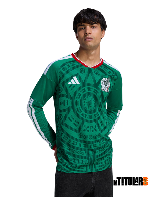 México Mundial Camiseta Local 2026 - Manga Larga