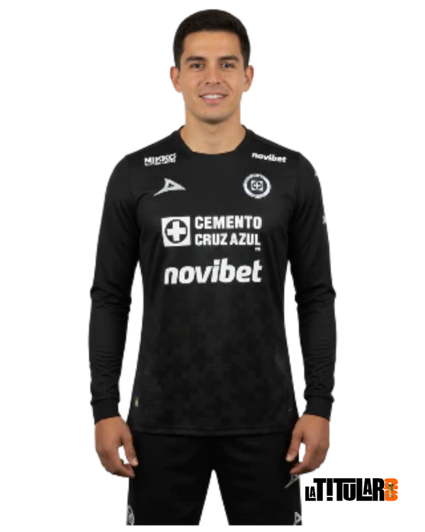 Cruz Azul Negra Tercera Camiseta 2025/26 - Manga Larga