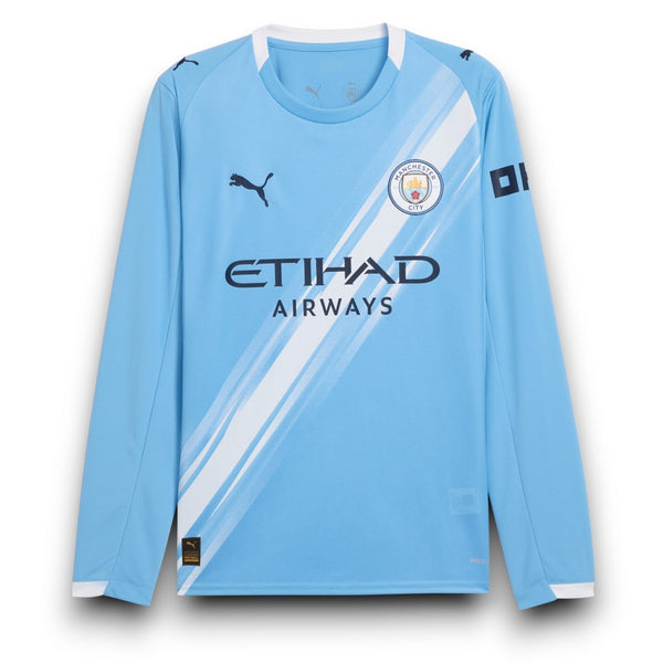 Manchester City Camiseta Local 2025/26 - Manga Larga