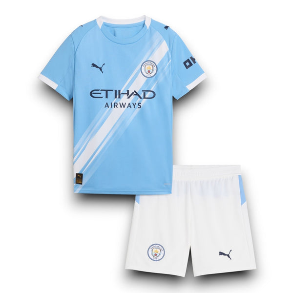 Manchester City Camiseta Local 2025/26 - Niños