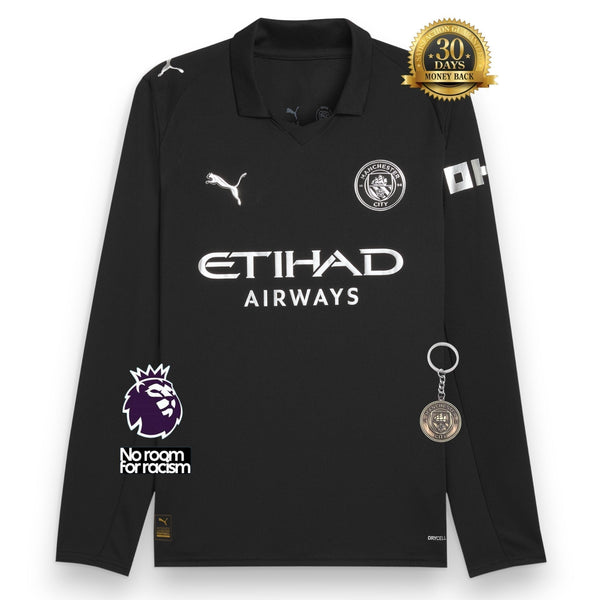 Manchester City Camiseta Visitante 2025/26 - Manga Larga
