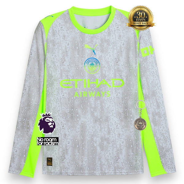 Manchester City Tercera Camiseta 2025/26 - Manga Larga