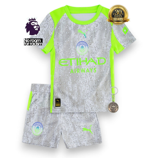 Manchester City Tercera Camiseta 2025/26 - Niños