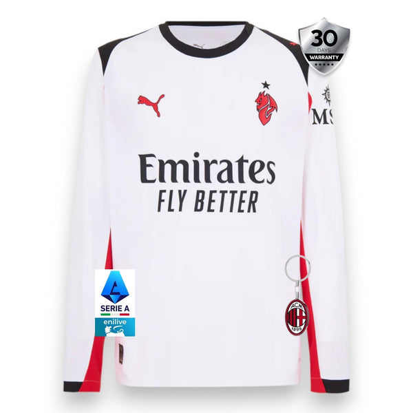 AC Milan Camiseta Visitante 2025/26 - Manga Larga