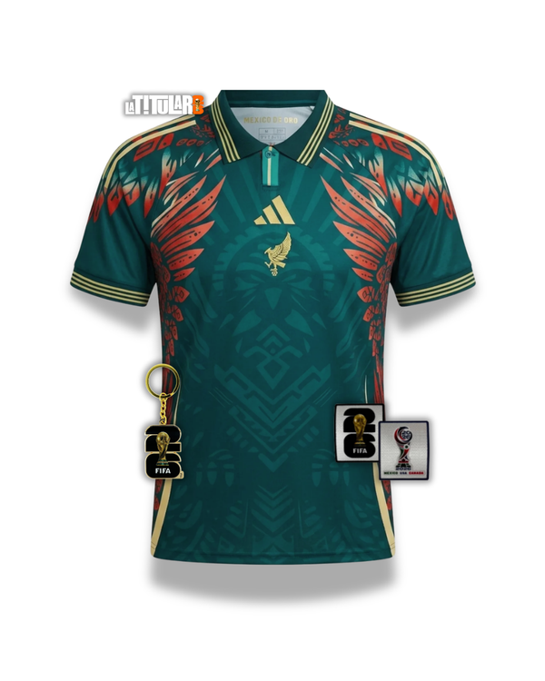 México Player Green Camiseta 2025/26 - Versión Jugador - Edición Especial