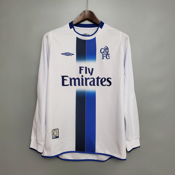 Chelsea Retro Camiseta Visitante 2003/05 - Manga Larga