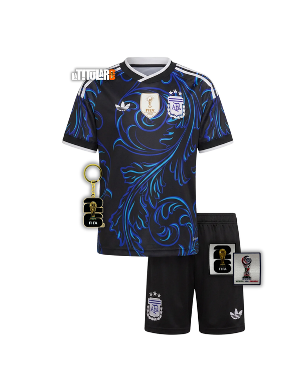 Argentina Mundial Camiseta Visitante 2026 - Niños