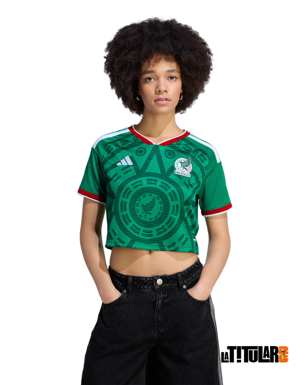 Crop México Camiseta Local 2025/26 - Mujer