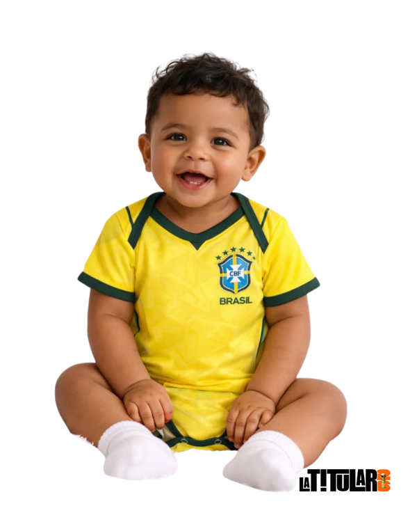 Brasil Mundial Camiseta 2026 - Beb