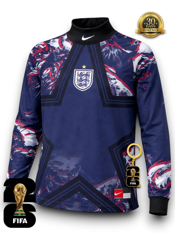 Inglaterra Hollywood Keeper Camiseta - Manga Larga