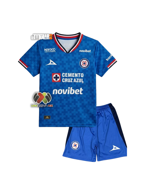 Cruz Azul Camiseta Local 2025/26 - Niños