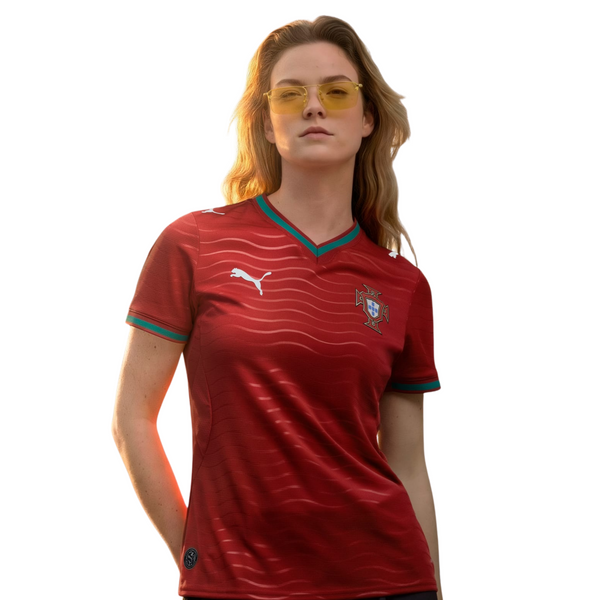 Portugal Mundial Camiseta Local 2026 - Mujer