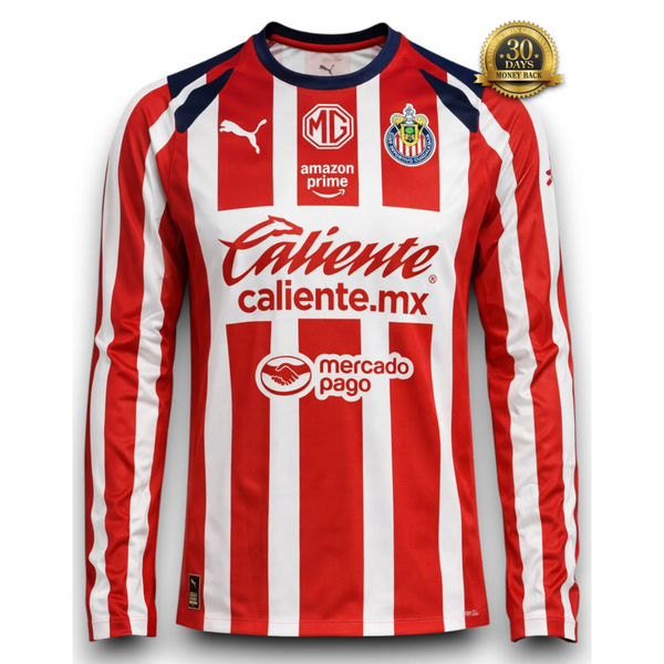 Chivas Guadalajara Camiseta Local 2025/26 - Manga Larga