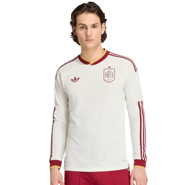 2 ESTRELLAS España Mundial Camiseta Visitante 2026 - Manga Larga