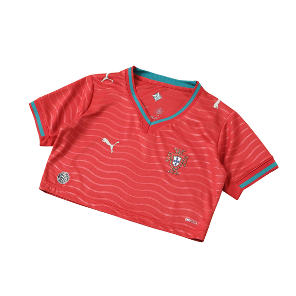 Portugal Mundial Crop Camiseta 2026 - Mujer