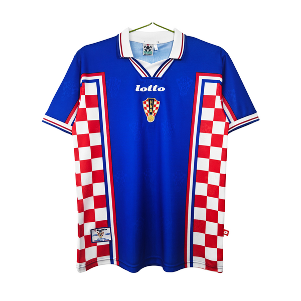 Croacia Mundial Camiseta Visitante 1998 - Retro