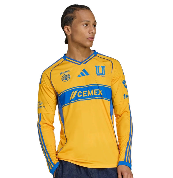 Tigres UANL Camiseta Local 2025/26 - Manga Larga - Player Version