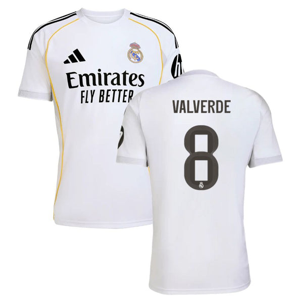 Real Madrid Camiseta Local 2025/26 - #8 VALVERDE