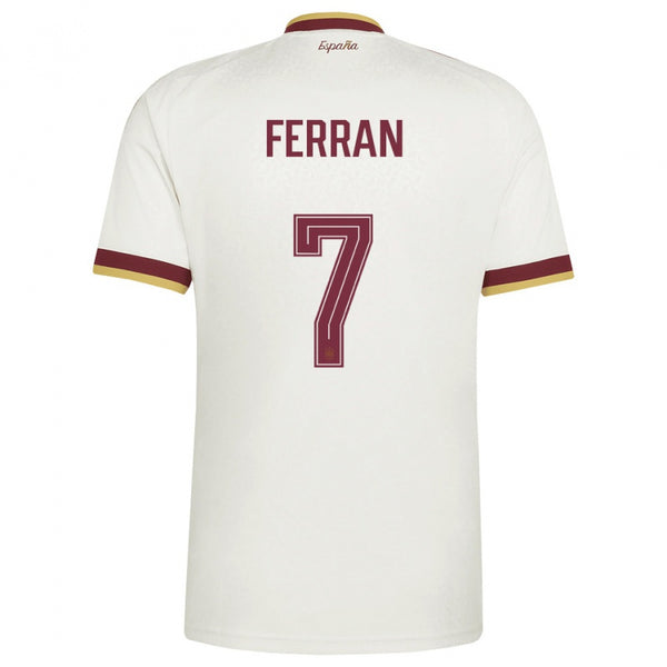 2 ESTRELLAS Camiseta Visitante de España 2026 — #7 FERRAN