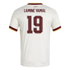 2 ESTRELLAS Camiseta Visitante de España 2026 — #19 LAMINE YAMAL