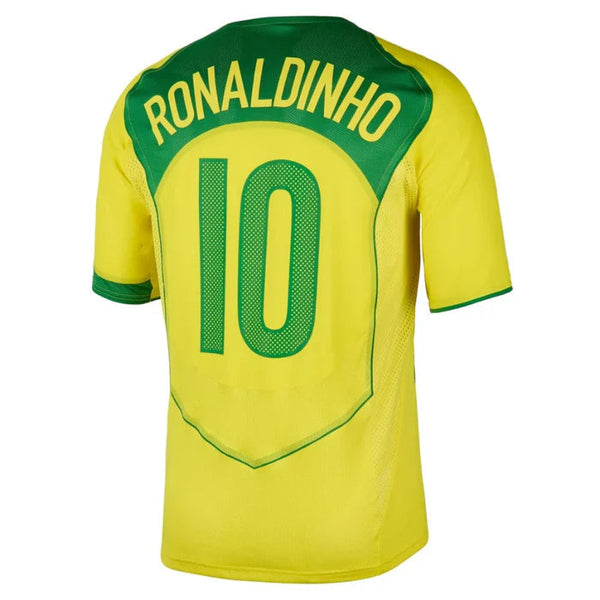 Brasil Camiseta Local 2004 - Retro - Ronaldinho #10