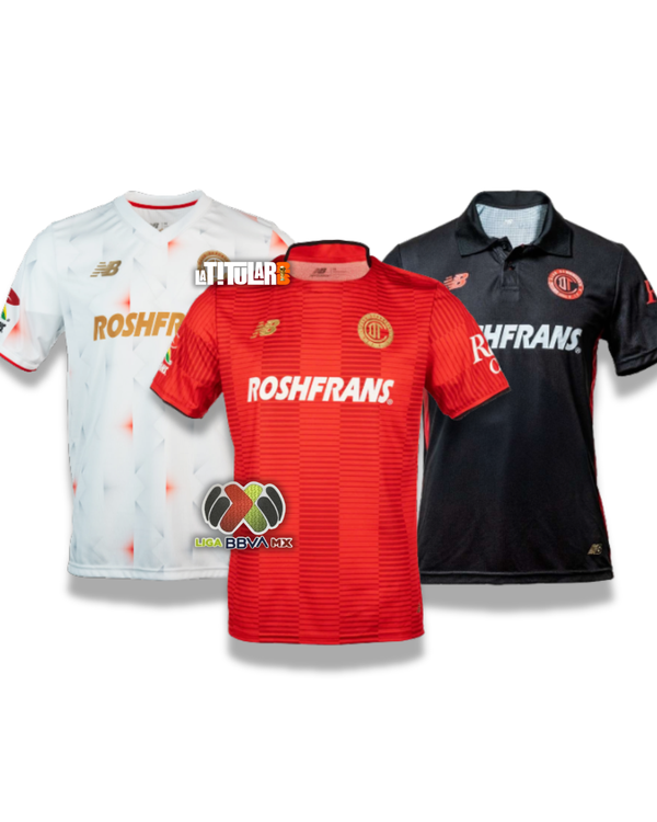 COMBO Toluca 2026 (Home, Away e Third)