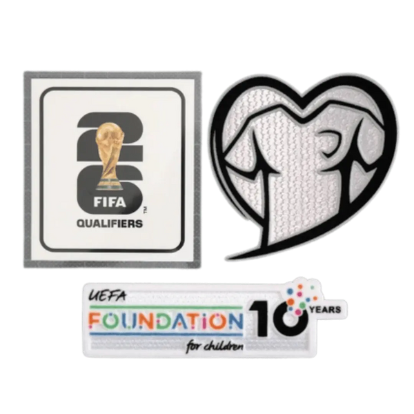 Patches Mundial 2026 Qualifiers Play With Heart & FOUNDATION