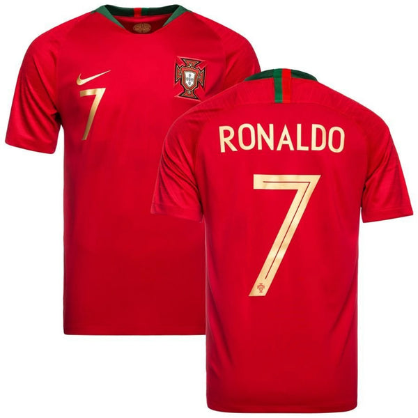Portugal Camiseta Local 2018 - Retro - Ronaldo #7