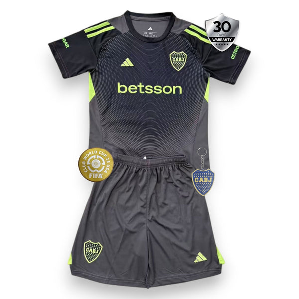 Boca Juniors Negra Camiseta de Portero 2025/26 - Niños