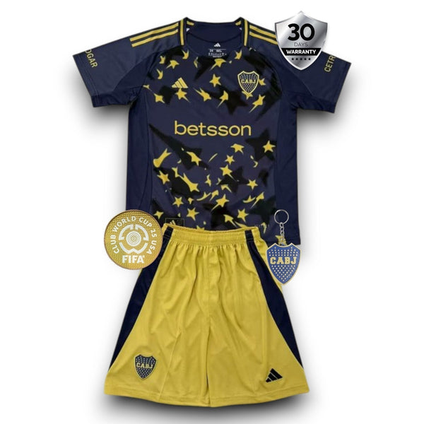 Boca Juniors Tercera Camiseta 2025/26 - Niños