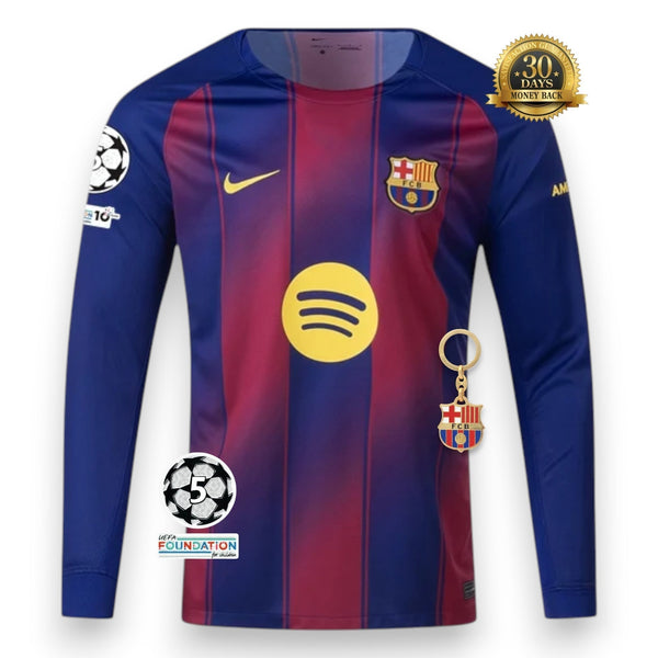 Barcelona Camiseta Local 2025/26 - Manga Larga