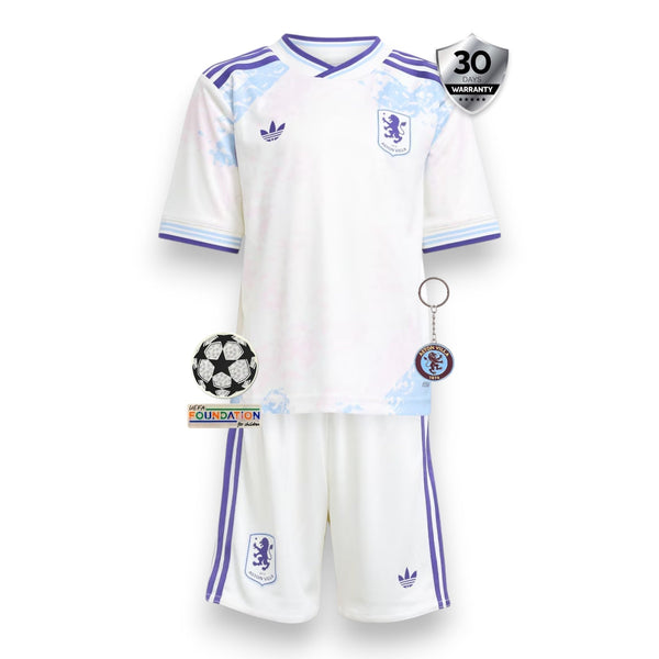 Aston Villa Tercera Camiseta 2025/26 - Niños
