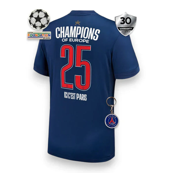 PSG European Champions 1 Star Camiseta 2025