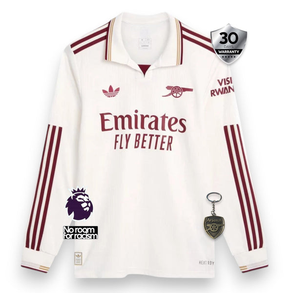 Arsenal Tercera Camiseta 2025/26 - Manga Larga