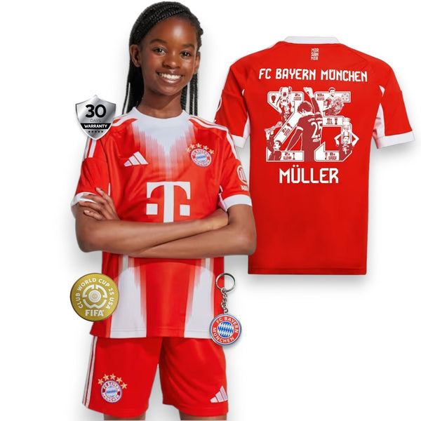Bayern Munich Camiseta Local 2025/26 - Niños - Müller Edición Especial