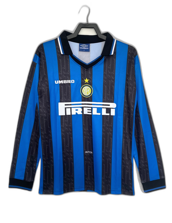 Inter Milan Retro Camiseta Local 2097/98 - Manga Larga