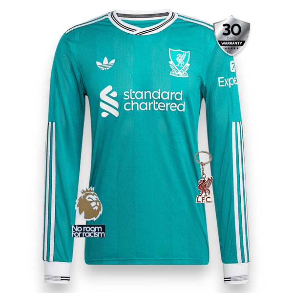 Liverpool Tercera Camiseta 2025/26 - Manga Larga
